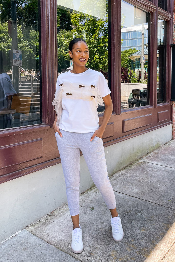 Andrea tulle blouse