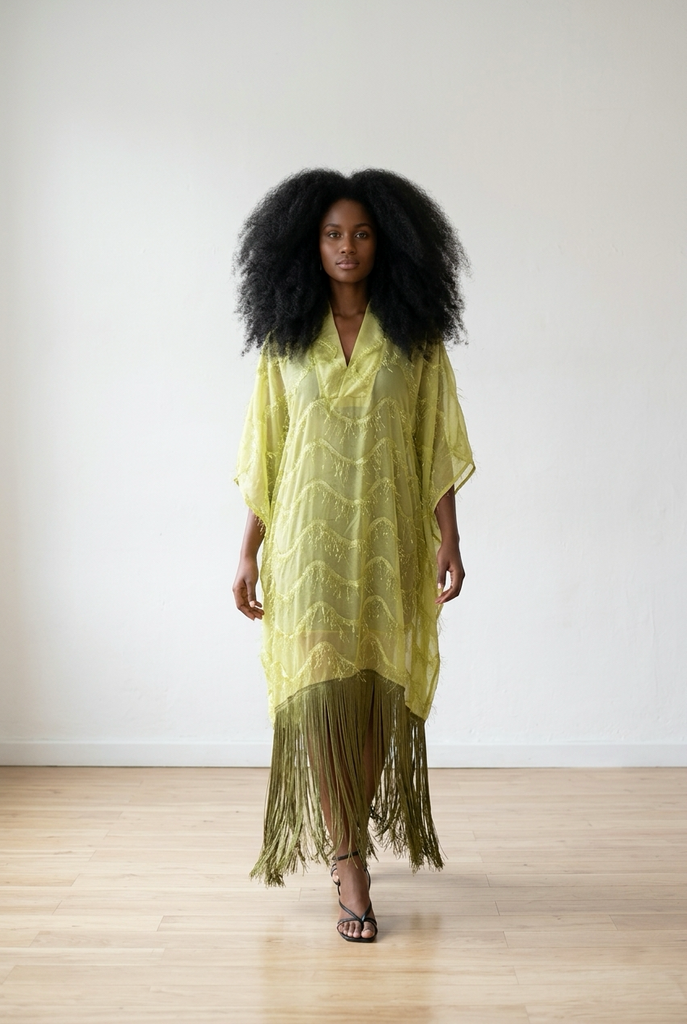 Khayrah Fringe Caftan