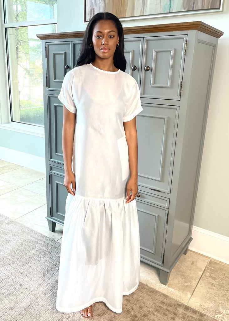 Lawa Sheer Drop Waist Dress Ladyee Lawa Sheer Drop Waist Dress Ladyee