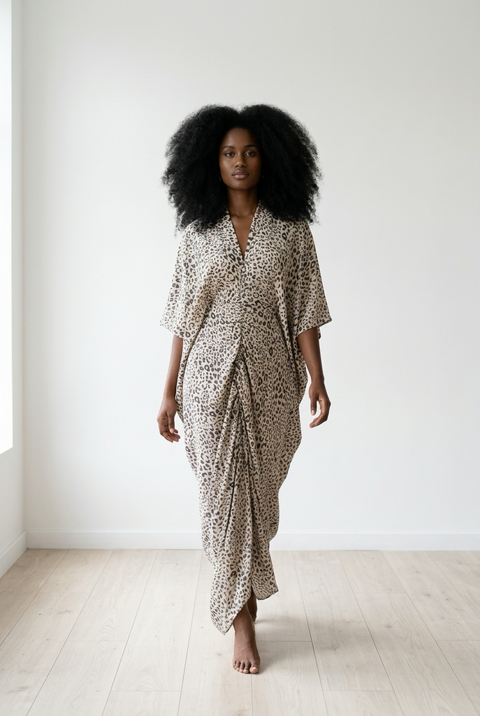Sophia Animal Print Caftan